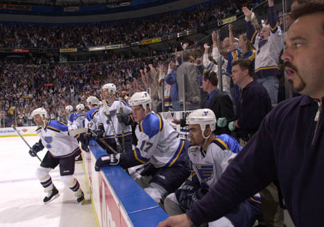 another bench shot after winning the President's Trophy