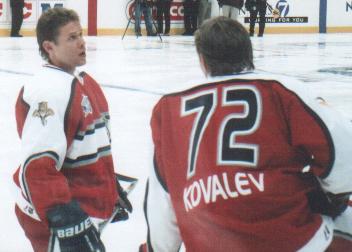 Pavel Bure and Alexei Kovalev