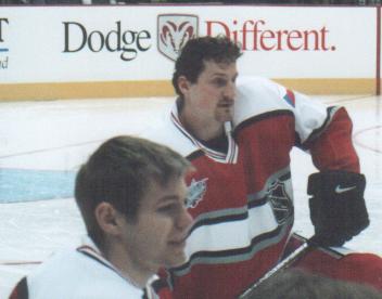 Milan Hejduk and Sergei Samsinov