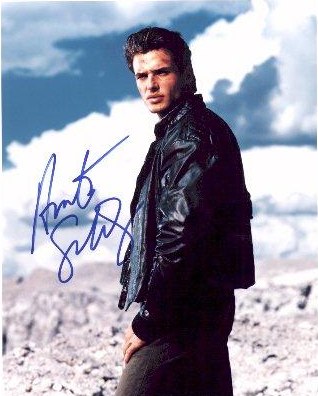 {antonio sabato jr - autographed photo from earth 2}