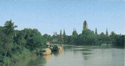 Ayuttaya on the Chao Praya River "River of Kings"