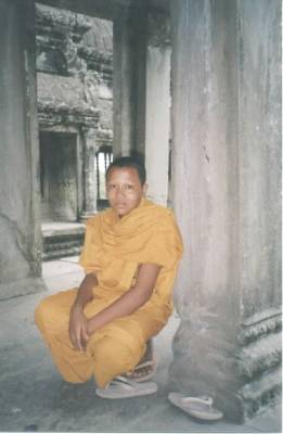 It has been safe for Monks to return to Cambodia since 2001.&nbsp; It is a joy to see the golden robed monks in the ancient temples...
