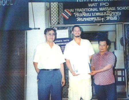 Mr. Preeda, Sage Bolyard, and Mr. Seraphong