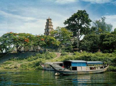 Beautiful Thein My Pagoda, Hue.