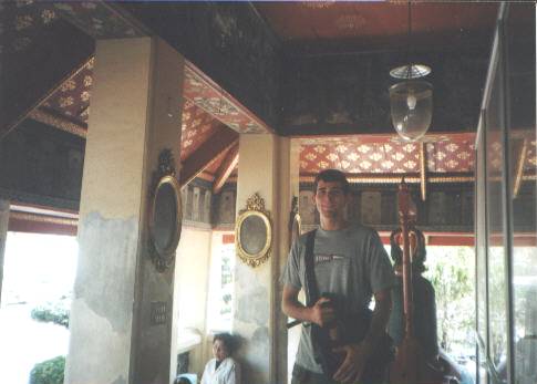 Inside the pavillion housing the 2600 year old stone acupuncture tablets.