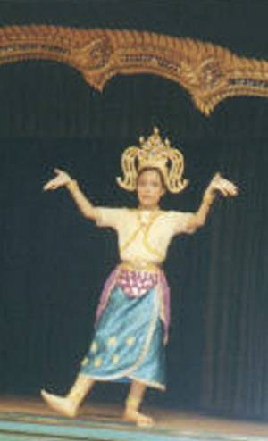 This Traditional Thai Classical Dancer is with the King's National Dance Troupe