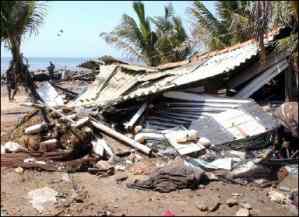 Big earthquake damage