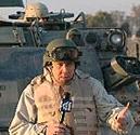 WPIX-11 reporter Marvin Scott's effort in Iraq helped the station get a "values" nod from Tribune. (Courtesy WPIX)