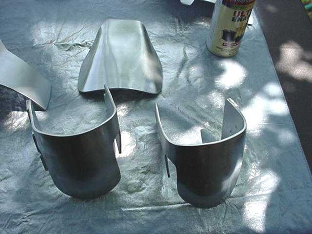 Knee and foot pieces.