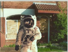 WAITING AT THE ROCKET STOP!