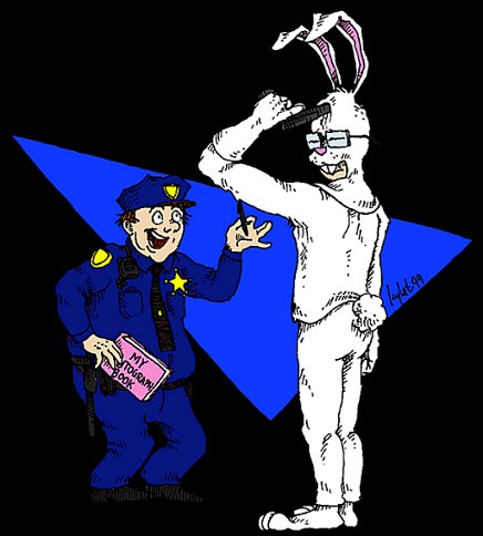 Guns don't kill people.  Guys in bunny outfits kill people.