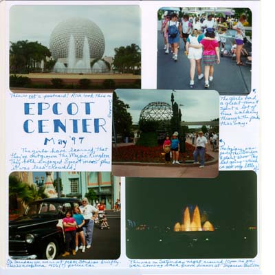 Epcot scenes layout