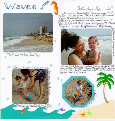 Playing in the Waves layout 2