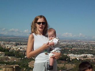 En el santuario de la Fuensanta (Murcia)
