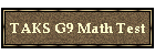 TAKS G9 Math Test