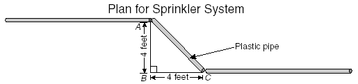 a plan for a sprinkler system