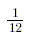 one-twelfth