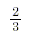 two-thirds
