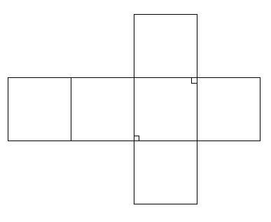 a net of a cube
