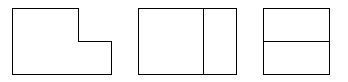 three views of a solid