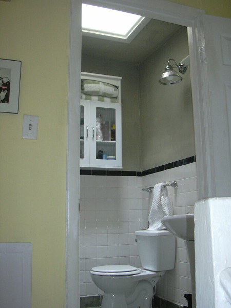 With a beautiful skylight.