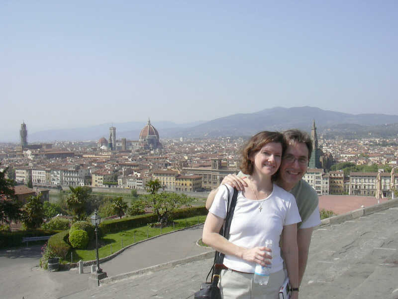That's a great view of Florence in the background.