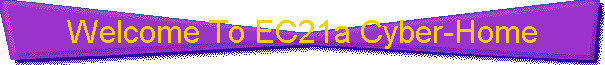 Welcome To EC21a Cyber-Home
