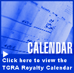 View TGRA Royalty Calendar