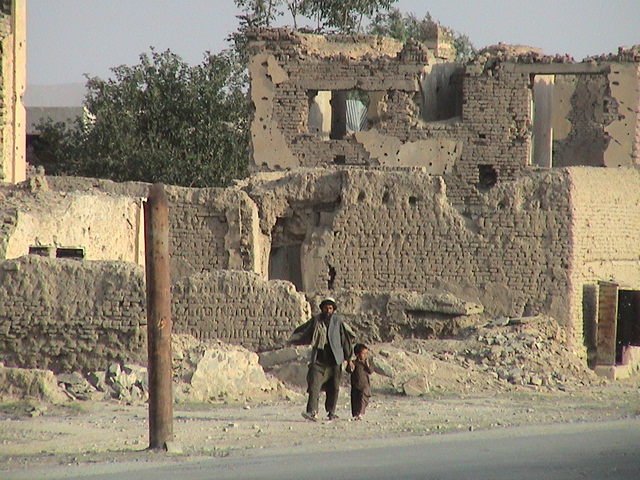 Remains of west Kabul; part of the newbies city tour