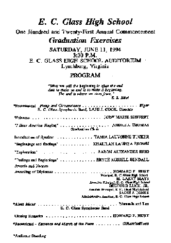 Graduation Program 1