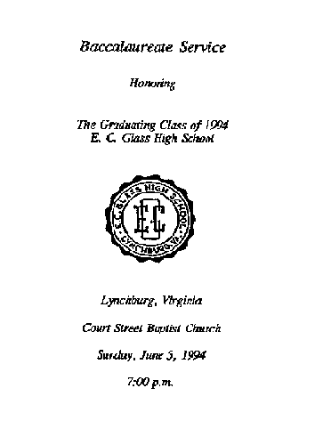 Baccalaureate Program 1