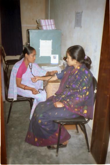 Blood pressure checking