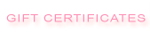 gift certificates