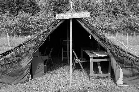 HEADQUARTERS TENT