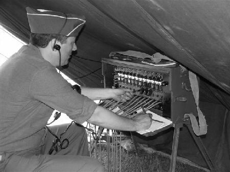 OUR BD-72 TELEPHONE SWITCHBOARD IN ACTION