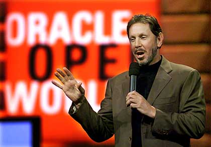 Larry Ellison, presidente y CEO de Oracle Corporation