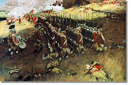 British Frontal Attack up Breed's Hill - Yale