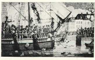 Boston Tea Party Engraving