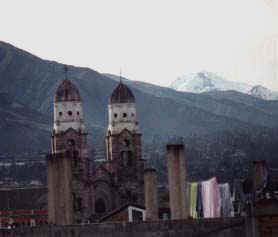 Ibarra town north of Quito.