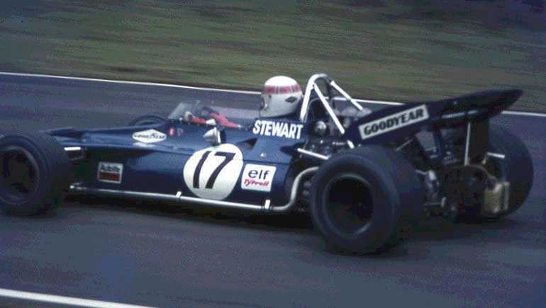 Jackie Stewart�r�p���Q��001�ɨ�, �X�u1971�~���a�x���ԡC Picture Source: Racing Sports Cars