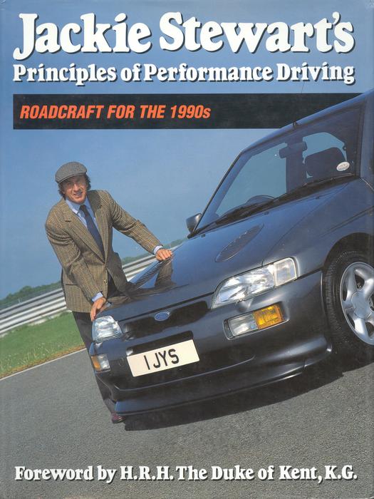�mJackie Stewart's Principles of Performance Driving�n�@���ĭzStewart���ɨ��g��, �H�Φb�ɨ��ΰ��žr�p���ݭn�d�N���a��; �Ϭ�1990�~�N�����C