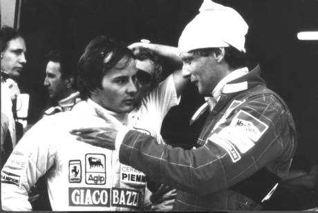 Lauda(�k)���M�D�`�Y��Villeneuve(��)���~��, ���O��̦b1978�~������[��, �o�����L���}�k�ԧQ����]���@, �Ϭ��L�̦b1982�~���X�ӡC Picture Source: Valeparaibano
