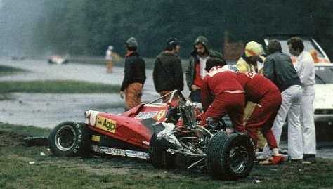 �H��Pironi�b�w���b�ګw�������Ʀ��ɤ��J�W�Y���N�~, (��) �b���ɤ��ܱo�a�x��Tambay�b�k�ԧQ�����������n�ʦ]�����_���ɡK Picture Source: Didier Pironi Memorial Site