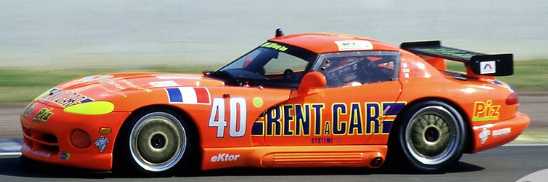 Arnoux�b1994�~�H�D�_Viper RT/10�ѻP�Ǩ~24�p�ɭ@�O�ɡC Picture Source: Motorsport.com