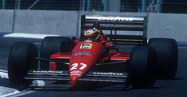 �N�j�Q����Michele Alboreto�O�u������~��Ronnie Peterson����ڤ����⤧�@, �Ϭ��L�ĤO�k�ԧQ�ɴ������ɱ��p�C Picture Source: www.cibbao.cjb.net