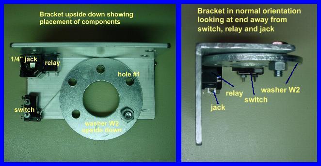 Bracket with parts location