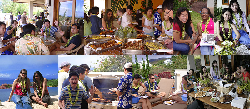 Photomontage of brunch