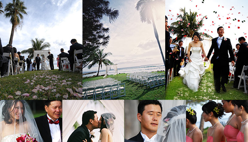 wedding ceremony photo montage