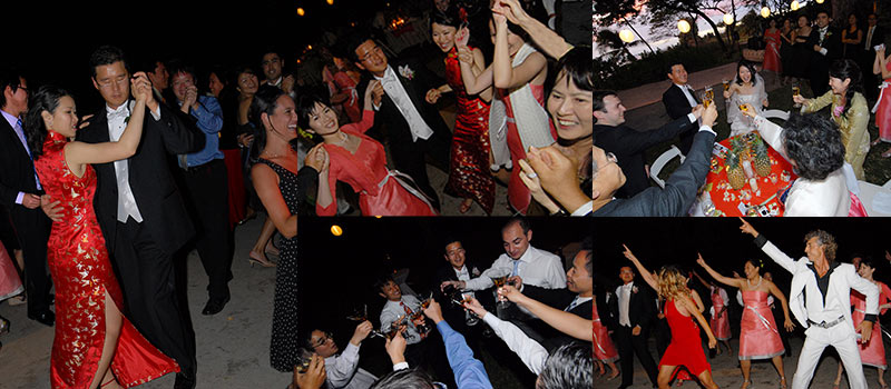 Photomontage of dancing