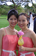 My sisters as bridesmaids